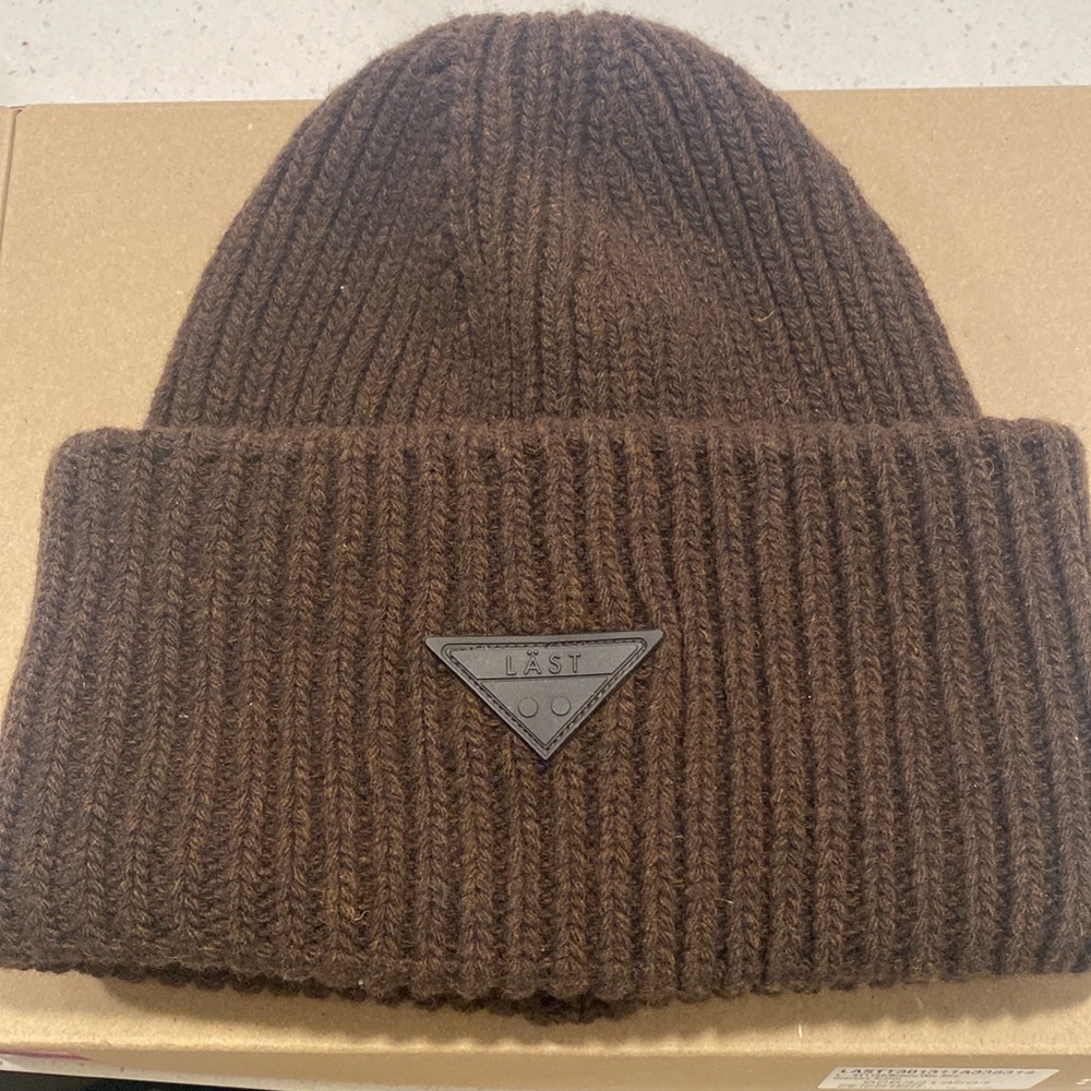 LAST Oversized Brown Beanie